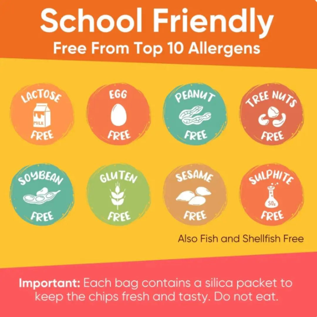 Dried Dragon Fruit Chips Sharing Pack: Gluten Free, Vegan