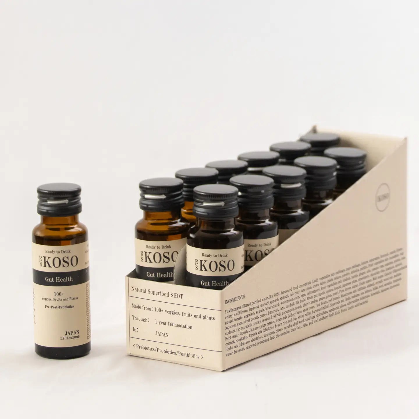 R's KOSO Shot Non-Concentrated (50ml X 12 Bottles)