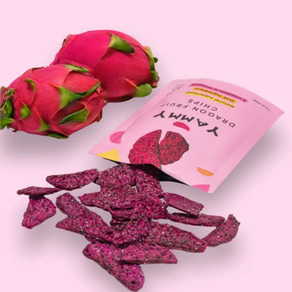 Dried Dragon Fruit Chips Sharing Pack: Gluten Free, Vegan